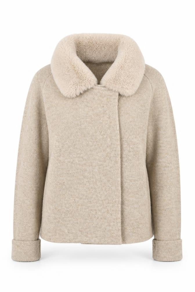 Womens UK Size L Ellen Tracy Beige Cardigan Jumper