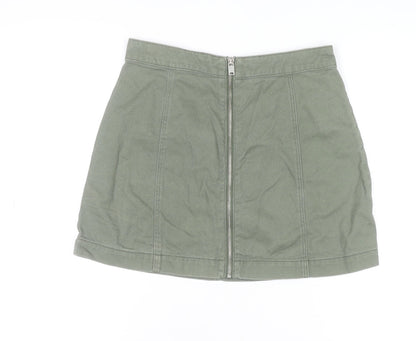 Womens UK Size 10 H&M Straight & Pencil Twill Skirt