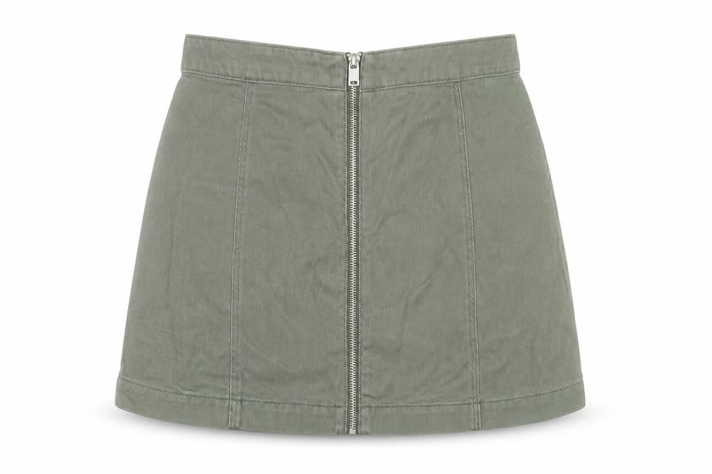 Womens UK Size 10 H&M Straight & Pencil Twill Skirt