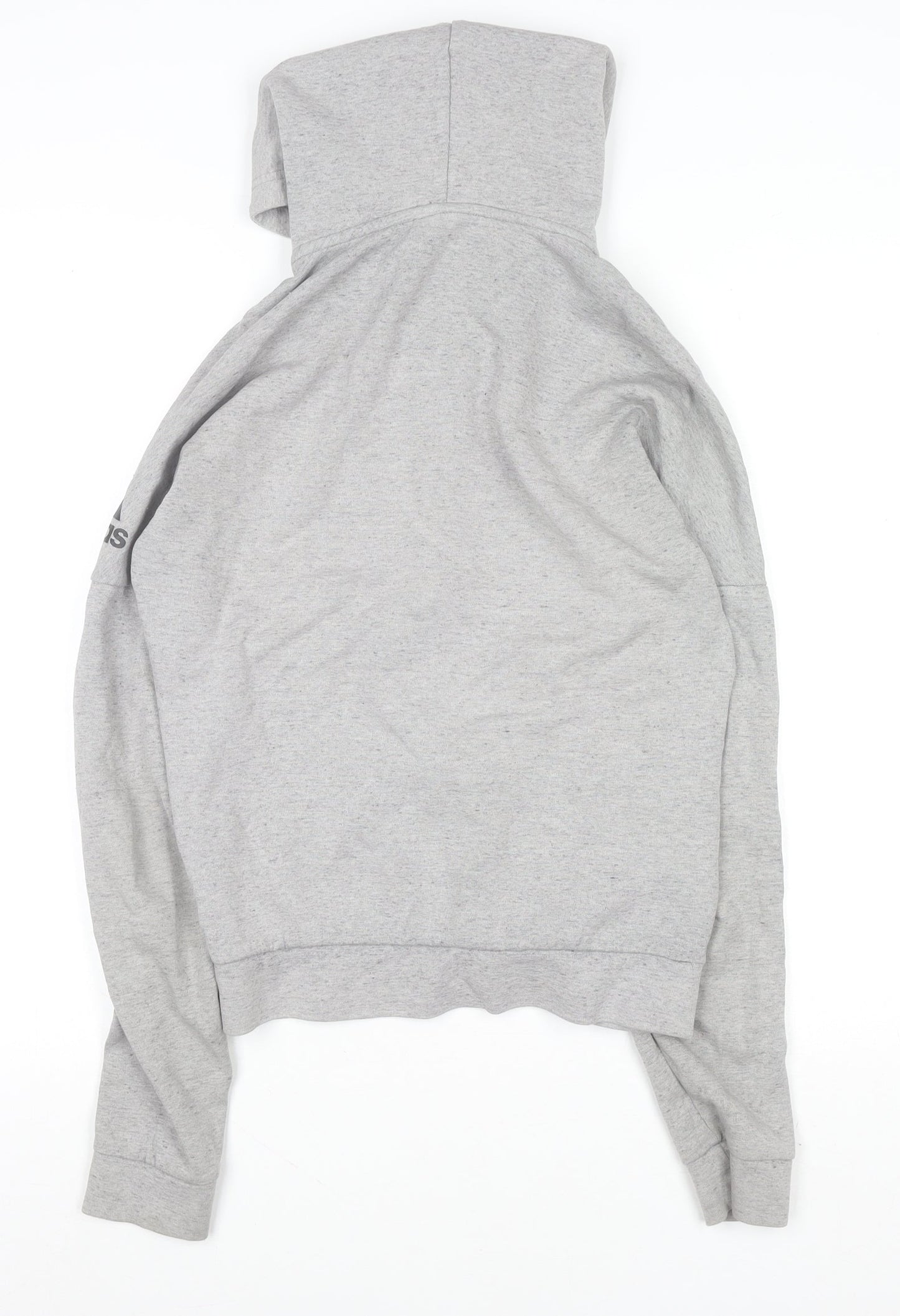 Mens UK Size XS adidas Grey Full Zip Hoodie