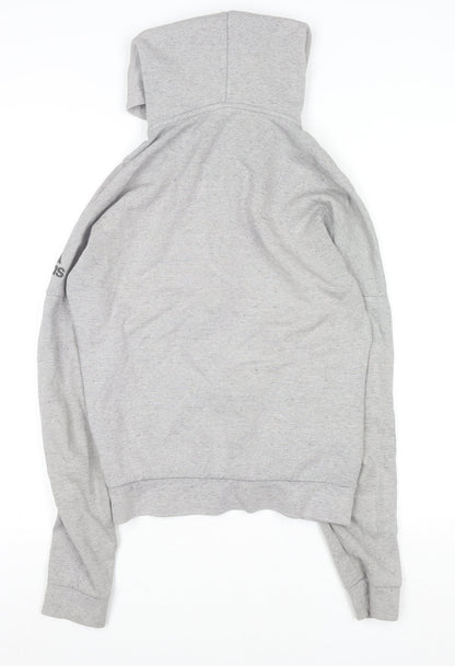 Mens UK Size XS adidas Grey Full Zip Hoodie