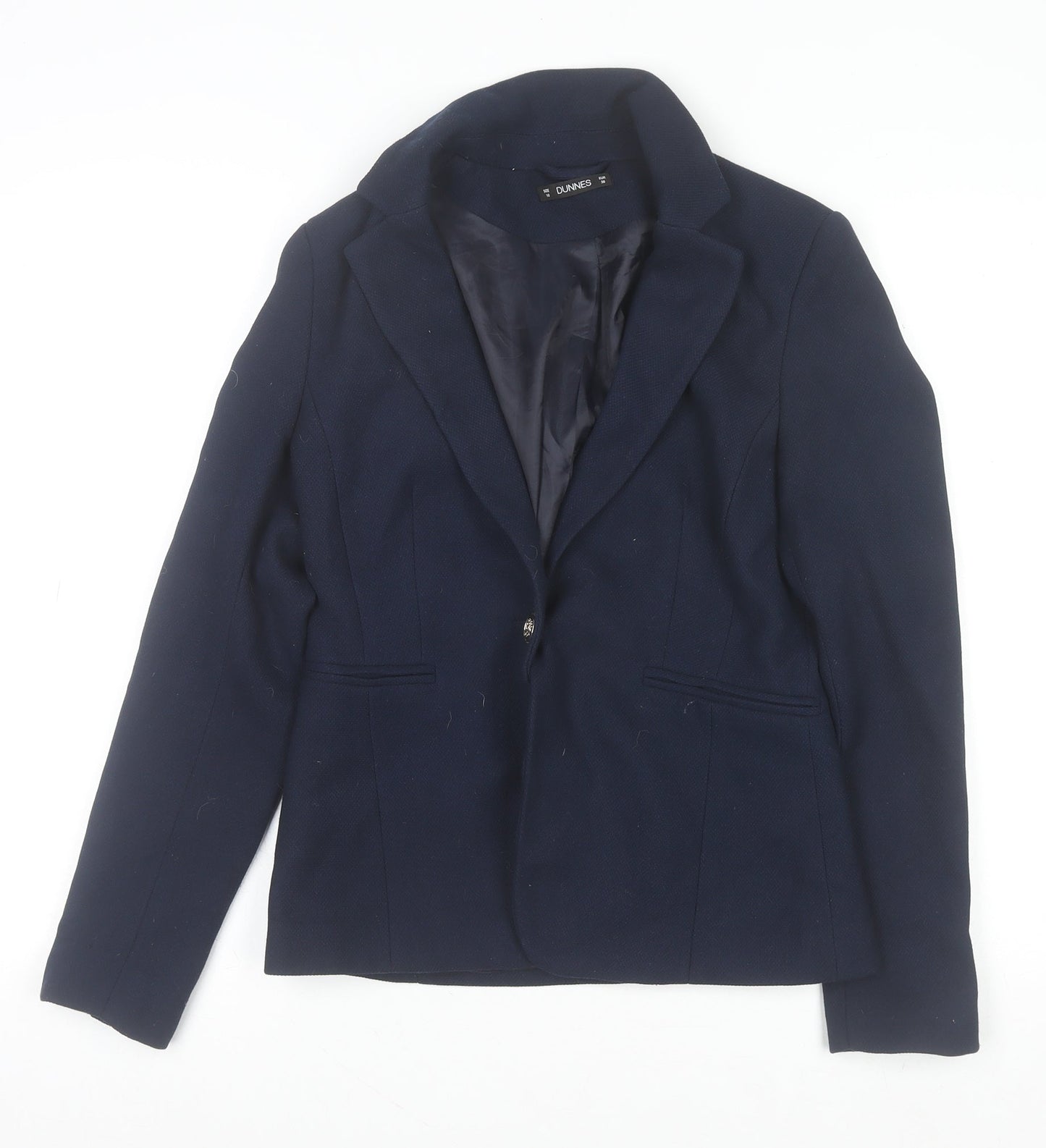 Womens UK Size 10 Dunnes Stores Regular Blue Blazer