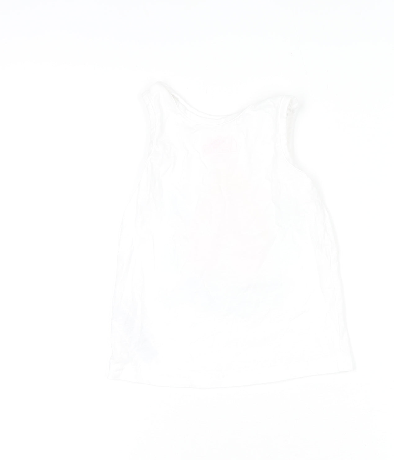 Girls UK Size 3-4 Years Primark White Camisole Tank