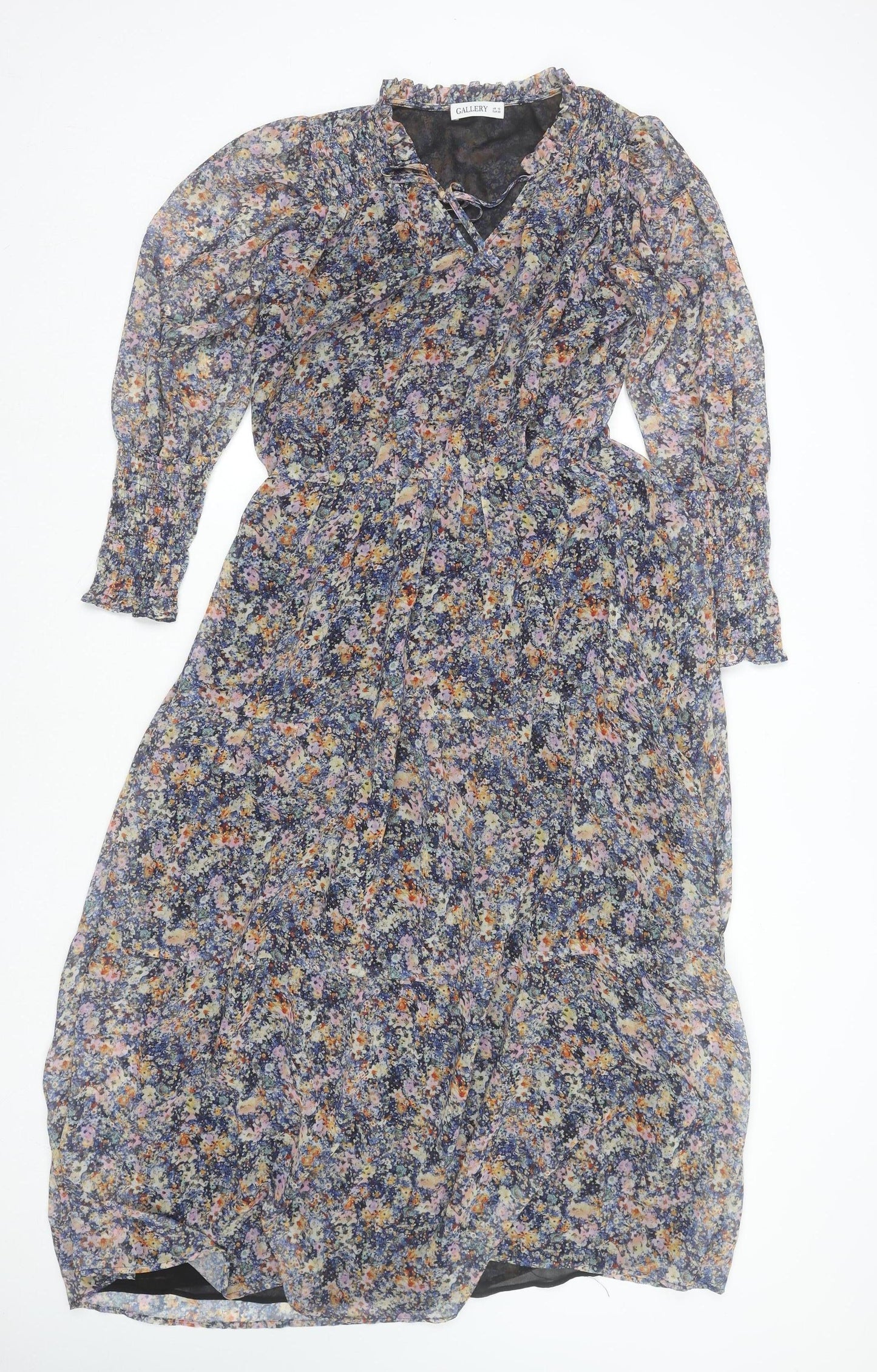 Womens UK Size 10 Gallery Wrap Dress