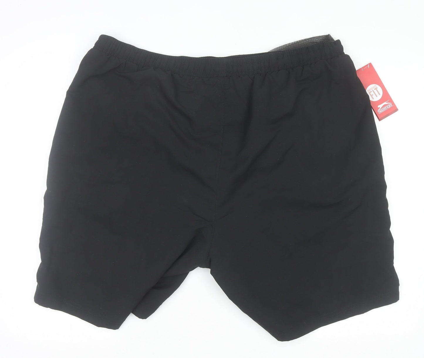 Slazenger Men's Black 4XL Lightweight Quick Dry Sports Shorts