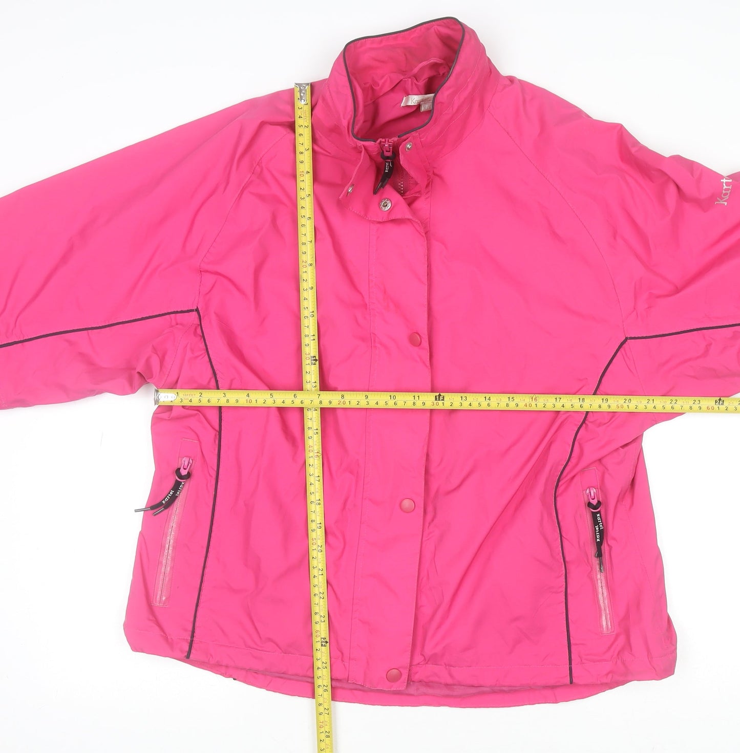 Womens UK Size 16 Kartel Pink Rain Coat