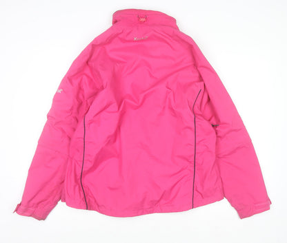 Womens UK Size 16 Kartel Pink Rain Coat