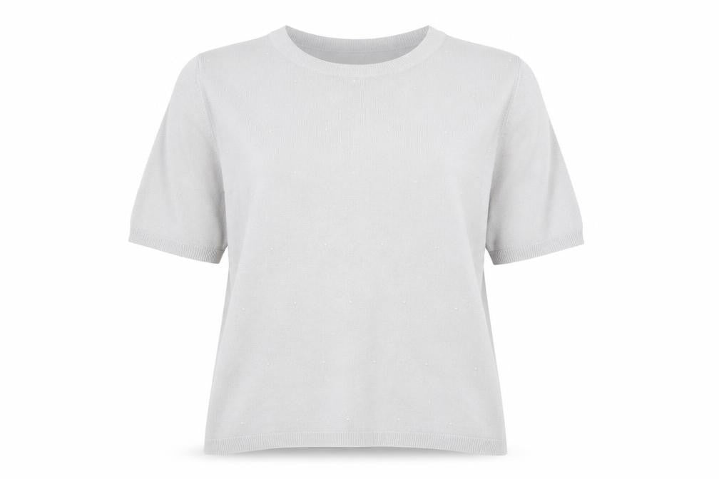 Womens UK Size 18 Marks and Spencer Grey Basic T-Shirt