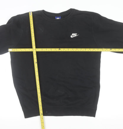Mens UK Size S Nike Black Pullover Sweatshirt