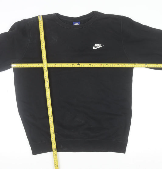 Mens UK Size S Nike Black Pullover Sweatshirt