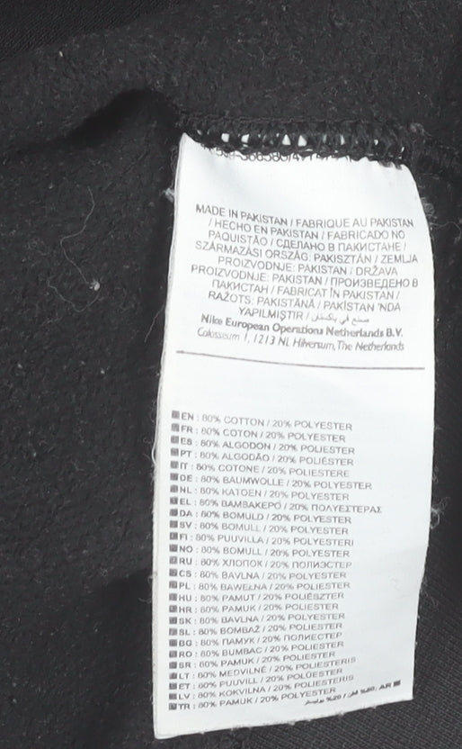 Mens UK Size S Nike Black Pullover Sweatshirt