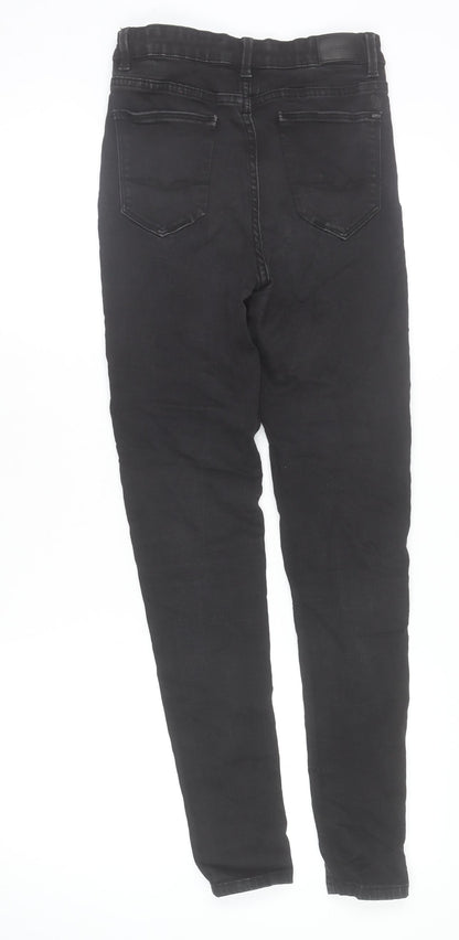 Womens UK Size 10 Diesel Regular Fit Skinny Black Jeans