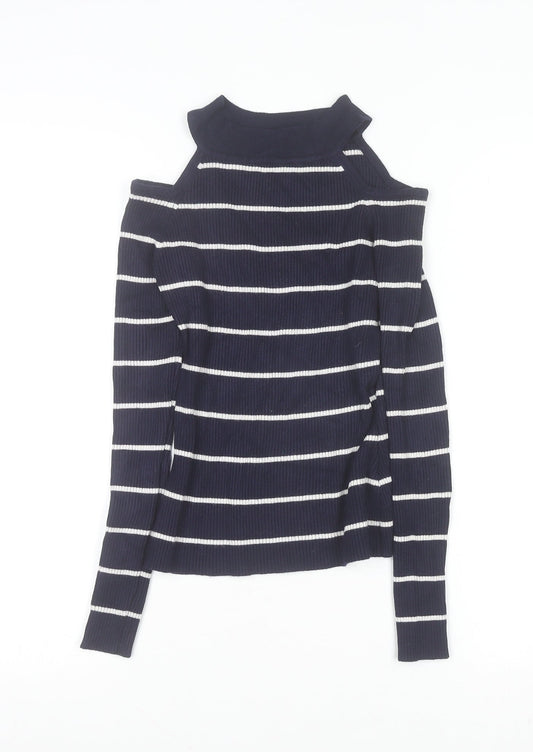 Womens UK Size 8 New Look Blue Pullover Jumper