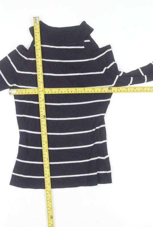 Womens UK Size 8 New Look Blue Pullover Jumper