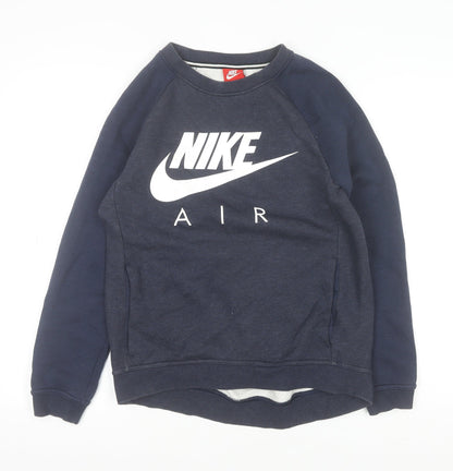 Mens UK Size XS Nike Blue Pullover Sweatshirt