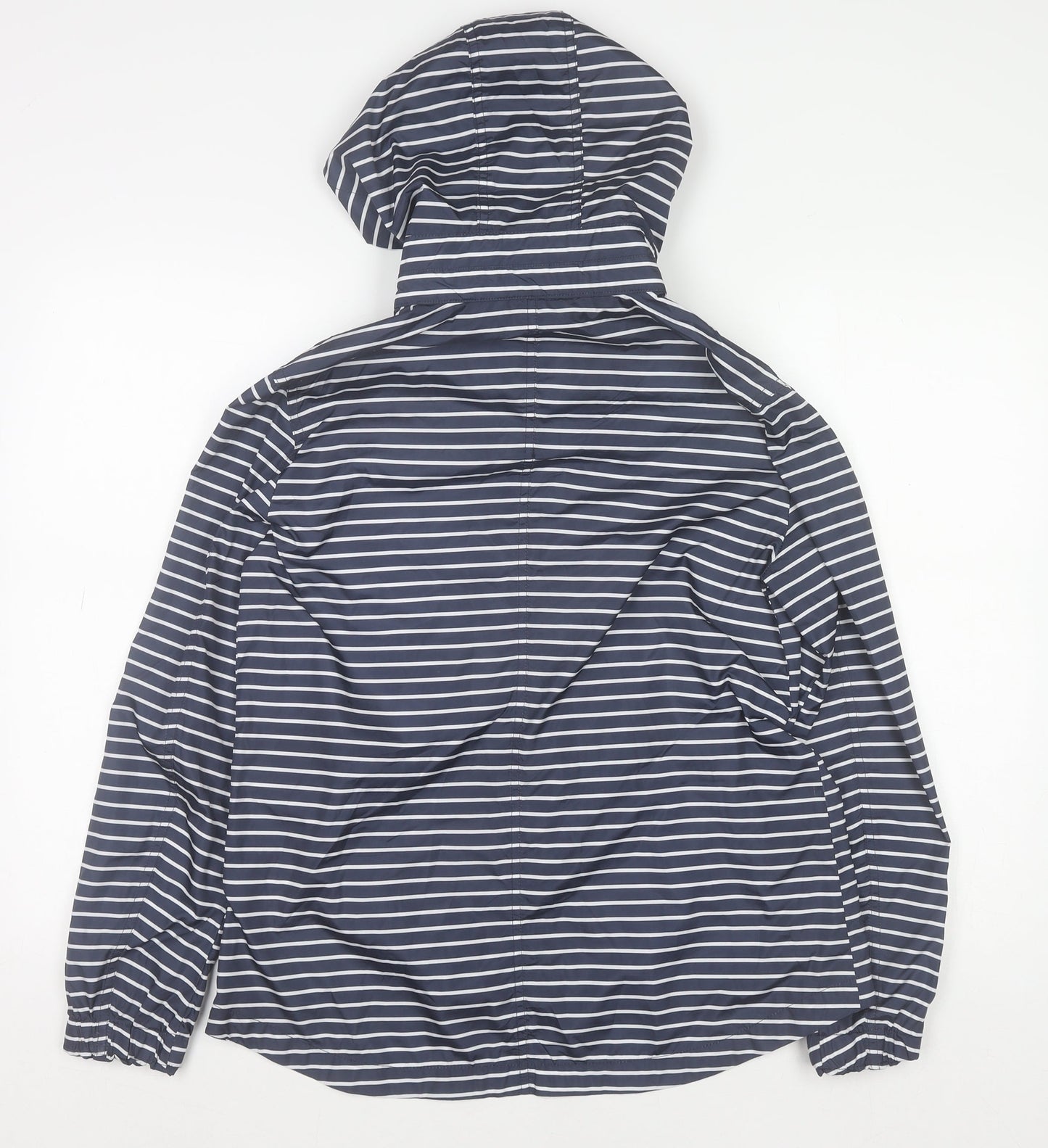 Womens UK Size 8 Fat Face Blue Rain Coat