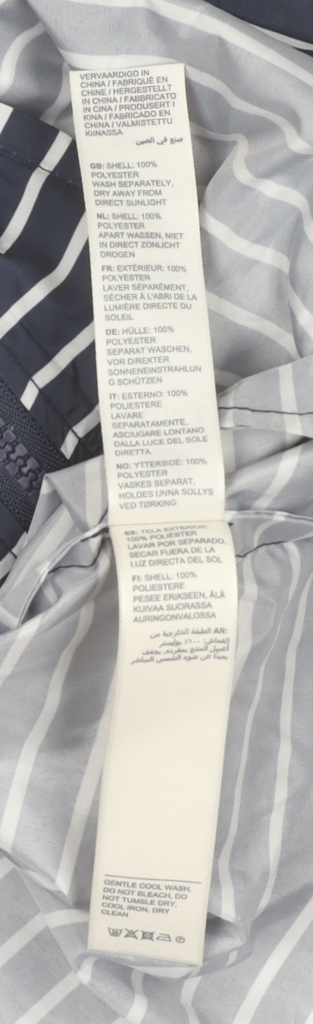 Womens UK Size 8 Fat Face Blue Rain Coat