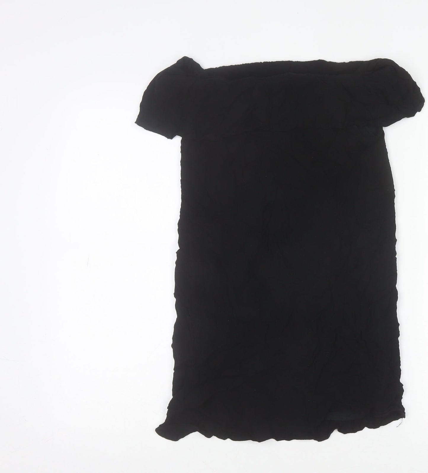 Womens UK Size M Cotton On Black Off the Shoulder Blouse