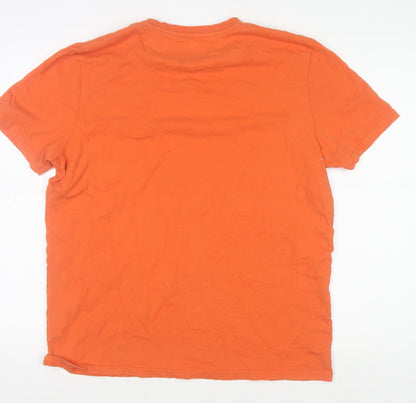 Mens UK Size XL Lyle & Scott Orange  T-Shirt