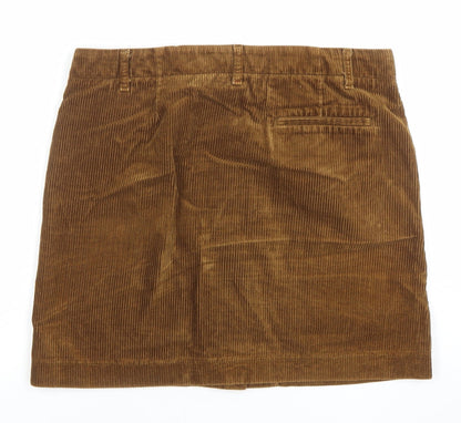 Womens UK Size 10 Uniqlo A-Line Corduroy Skirt