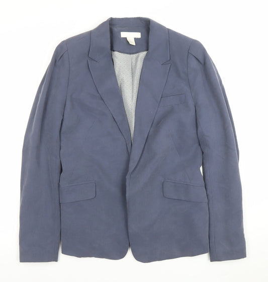 Womens UK Size 12 H&M Regular Blue Blazer