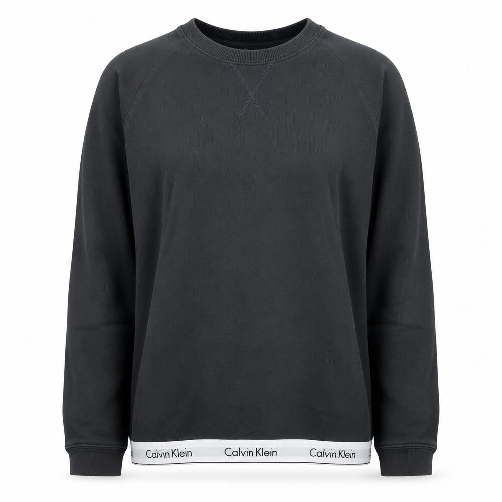 Womens UK Size M Calvin Klein Black Pullover Sweatshirt