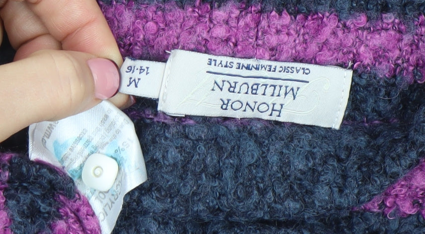 Womens UK Size M 14-16 Honor Millburn Multicoloured Cardigan Jumper