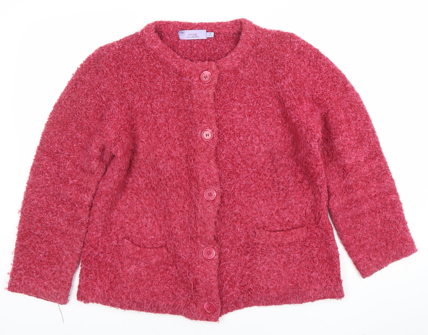 Womens UK Size M Honor Millburn Pink Cardigan Jumper