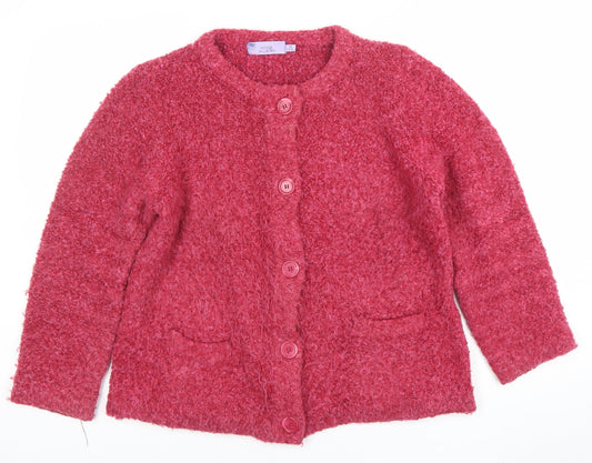Womens UK Size M Honor Millburn Pink Cardigan Jumper