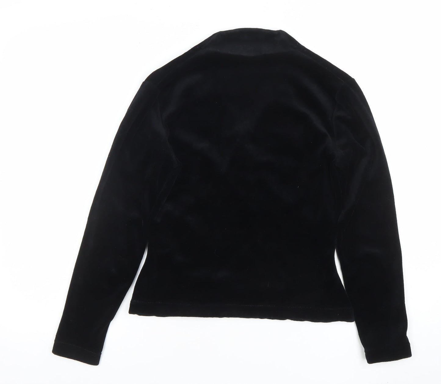 Womens UK Size 12 Monsoon Black Wrap Blouse