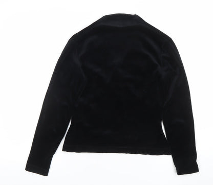 Womens UK Size 12 Monsoon Black Wrap Blouse