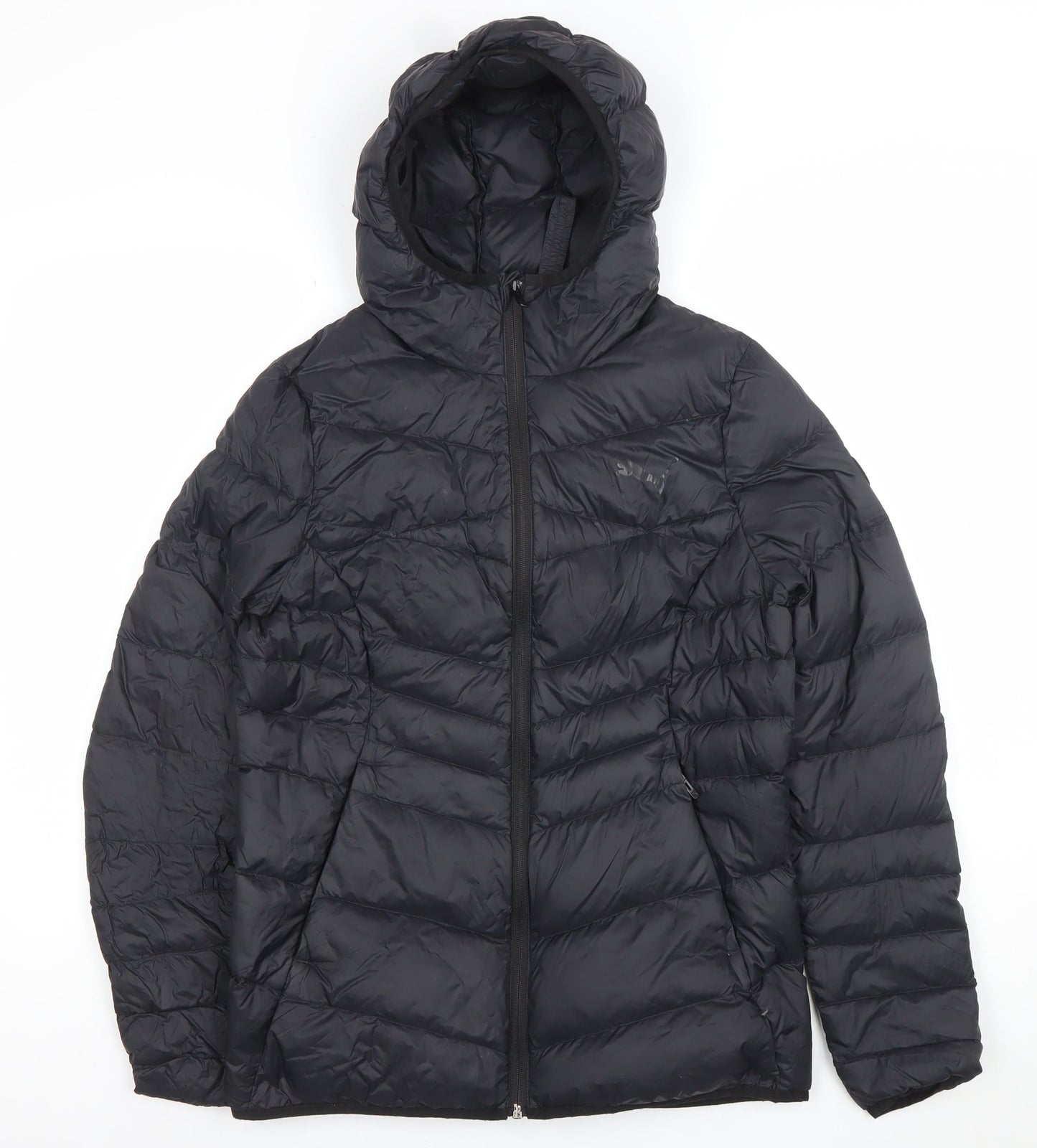 Womens UK Size 12 PUMA Black Puffer Jacket