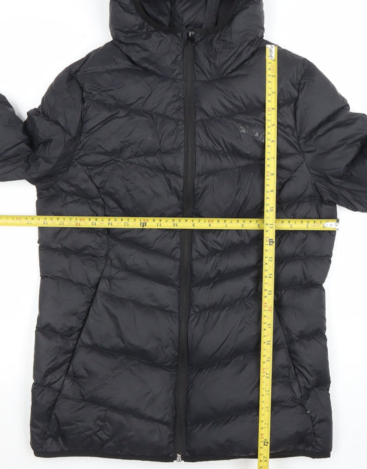 Womens UK Size 12 PUMA Black Puffer Jacket