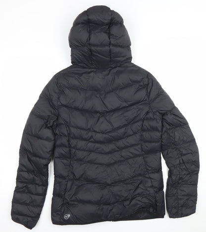 Womens UK Size 12 PUMA Black Puffer Jacket