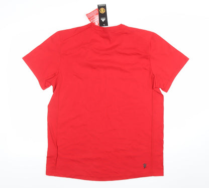 Adidas Men’s Red Manchester United 2XL Jersey T-Shirt