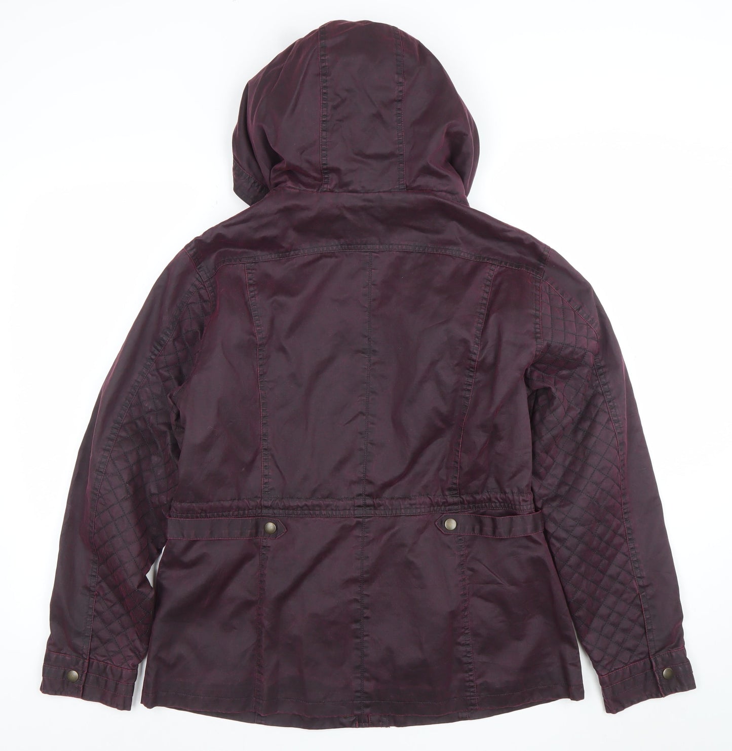 Womens UK Size 14 Marks and Spencer Purple Parka Coat