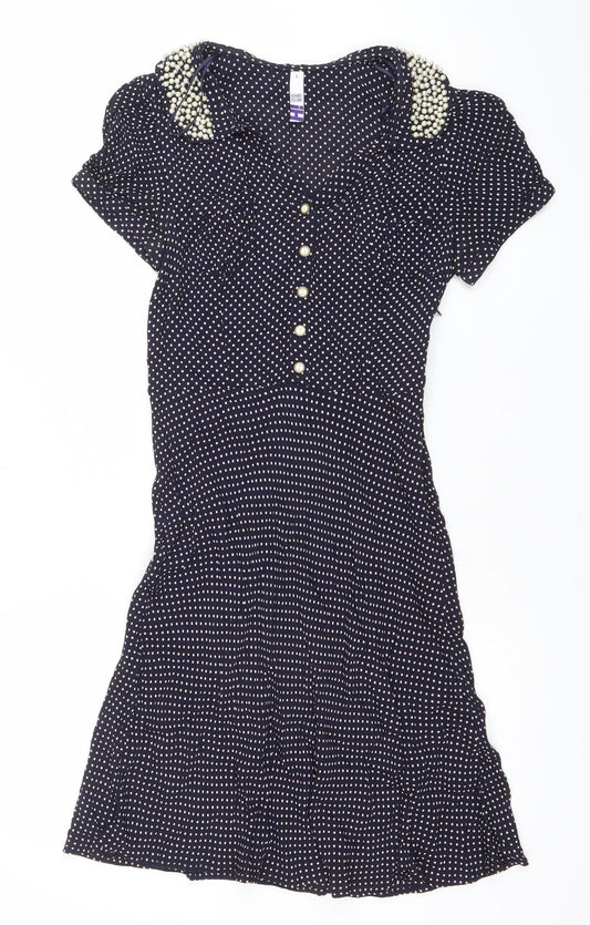 Womens UK Size 6 By Thierry Holland Fit & Flare Dress