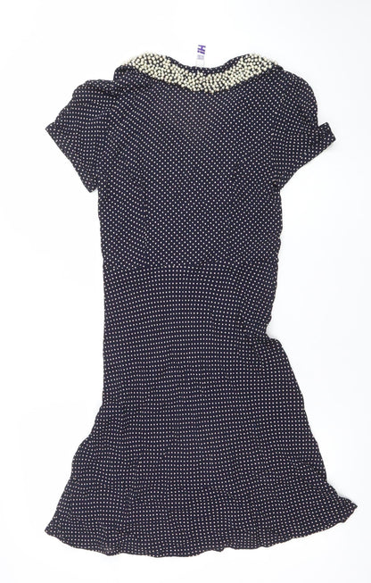 Womens UK Size 6 By Thierry Holland Fit & Flare Dress
