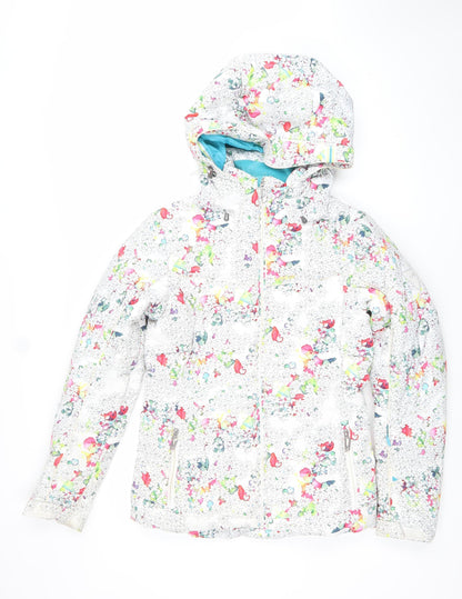 Womens UK Size S Wed'ze Multicoloured Ski Jacket