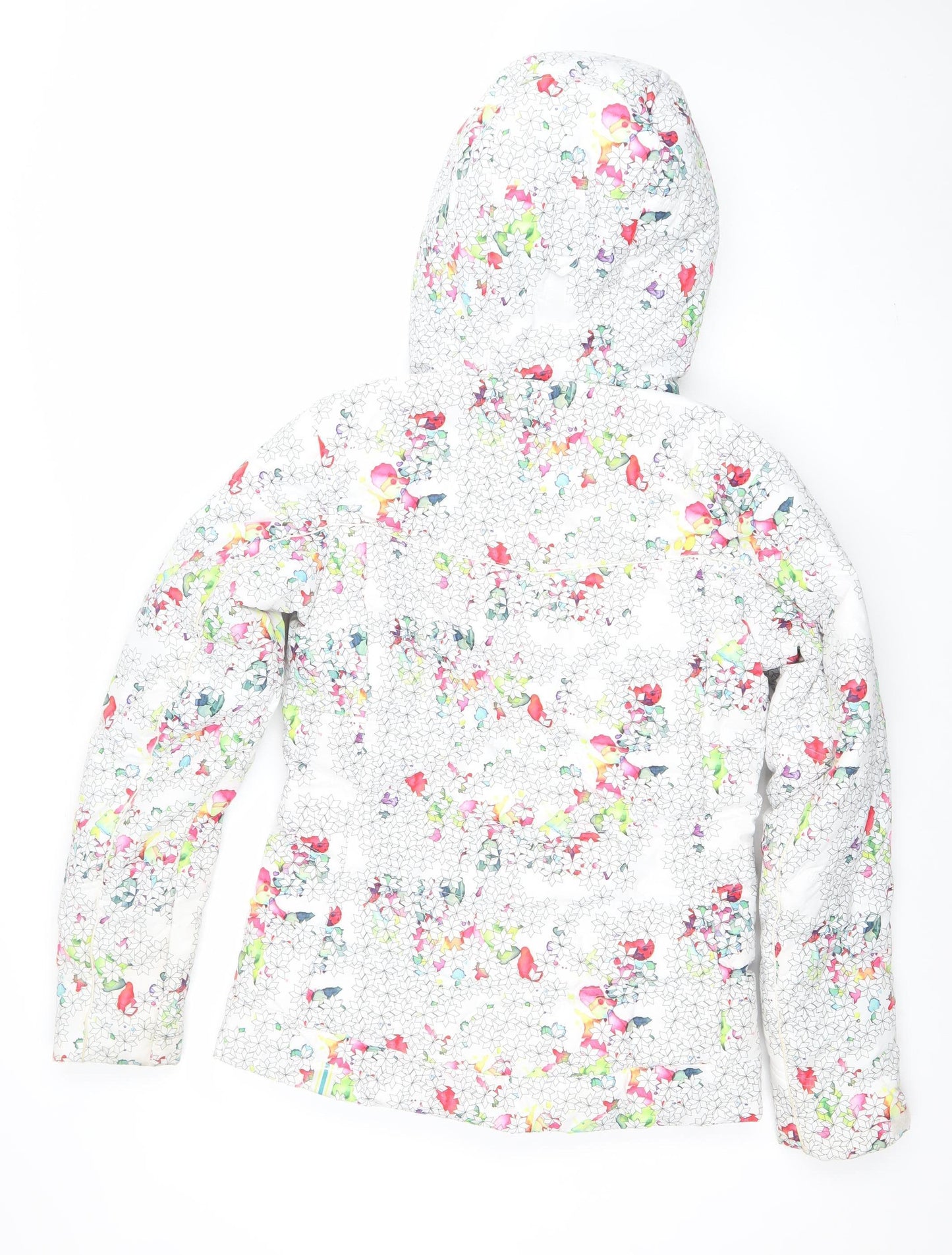 Womens UK Size S Wed'ze Multicoloured Ski Jacket