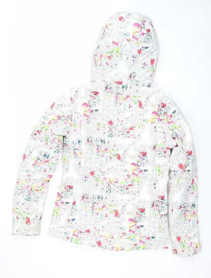 Womens UK Size S Wed'ze Multicoloured Ski Jacket
