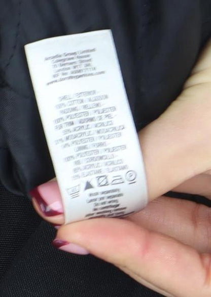 Womens UK Size 10 Dorothy Perkins Black Parka Coat