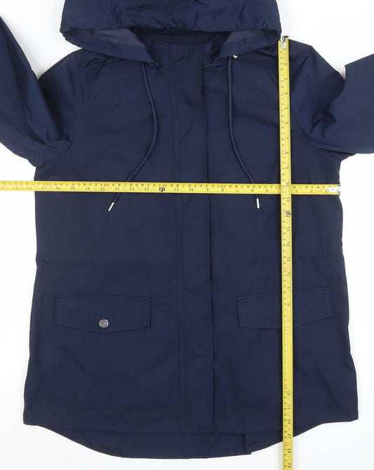 Womens UK Size 12 Jaeger Blue Parka Coat
