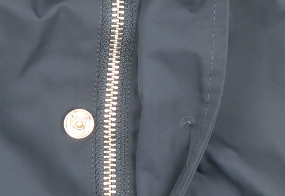 Womens UK Size 12 Jaeger Blue Parka Coat