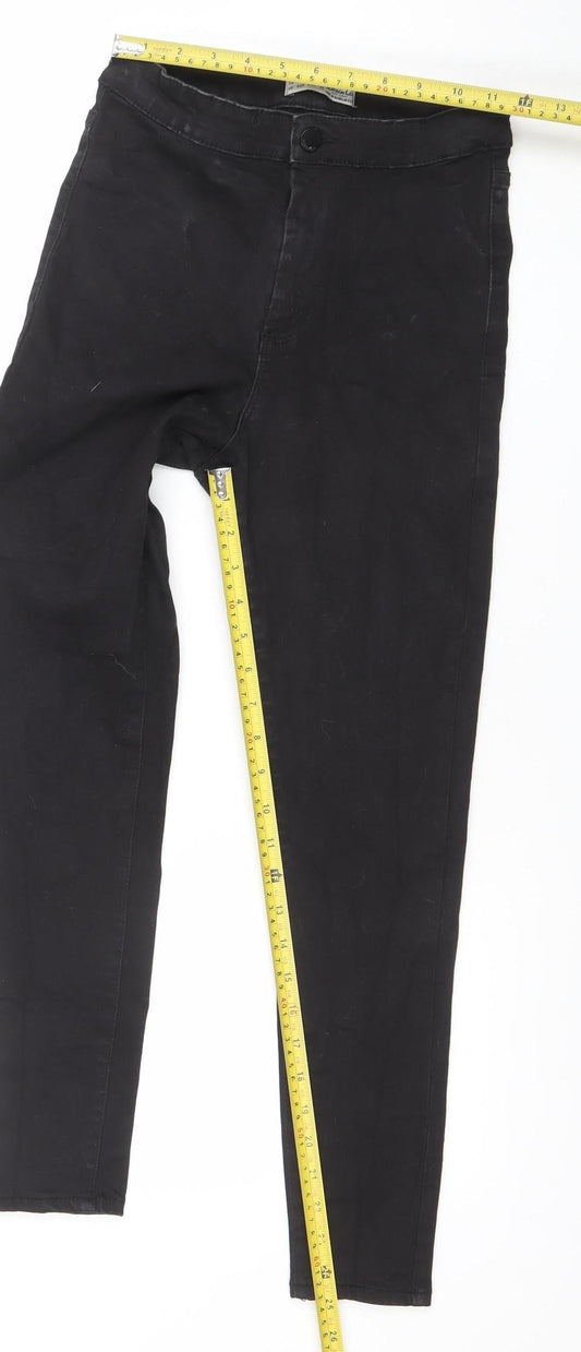 Womens UK Size 12 Denim Co Slim Fit Skinny Black Jeans