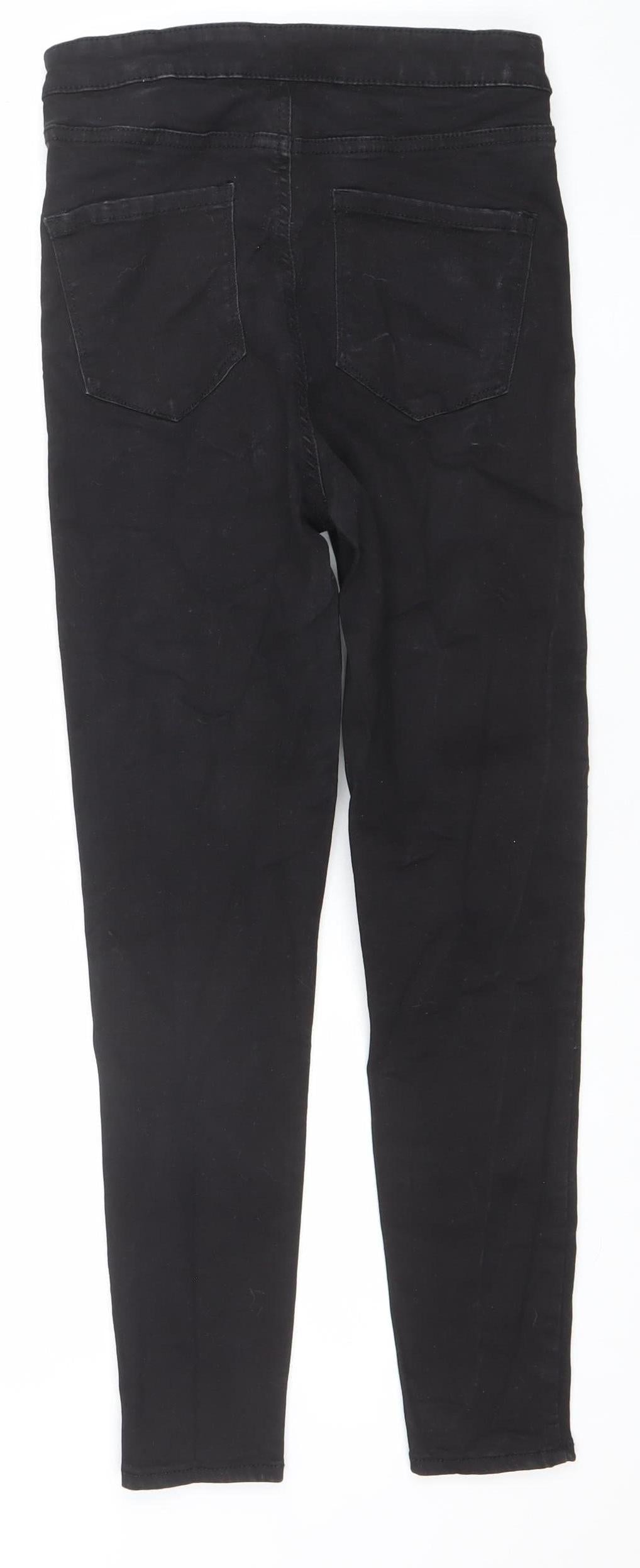Womens UK Size 12 Denim Co Slim Fit Skinny Black Jeans