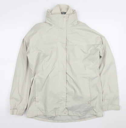 Womens UK Size 12 Hi Gear Beige Parka Coat