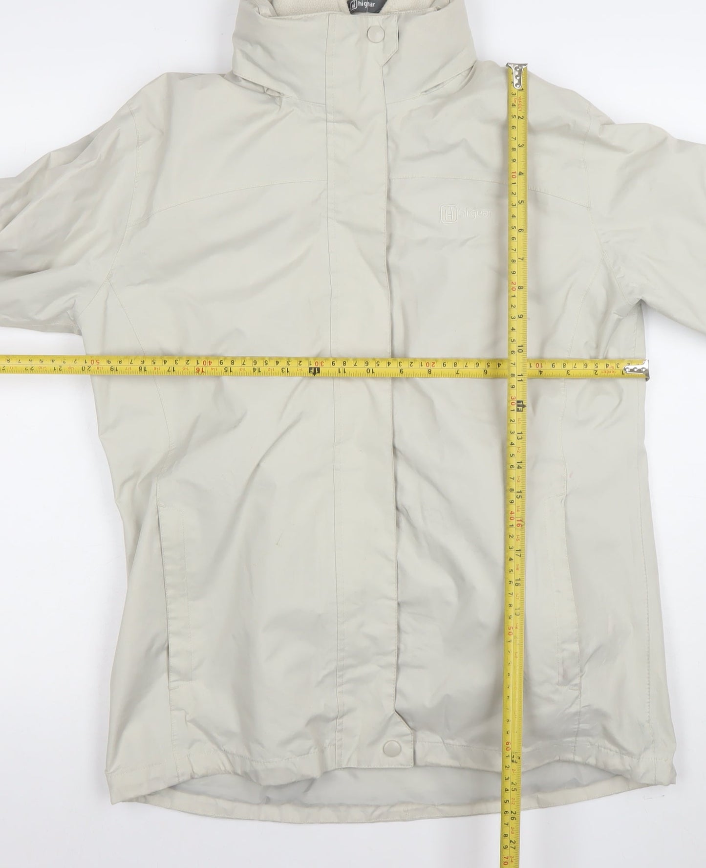 Womens UK Size 12 Hi Gear Beige Parka Coat