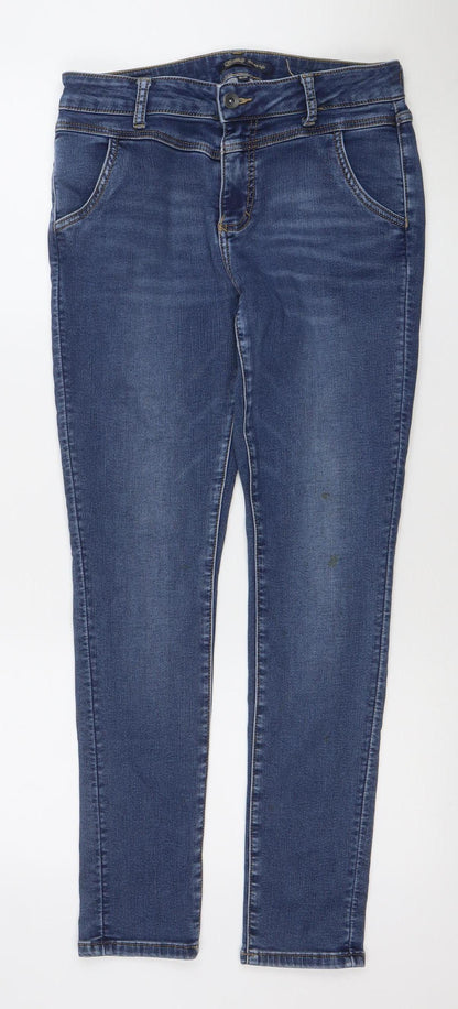 Womens UK Size M Texil3 Slim Fit Skinny Blue Jeans