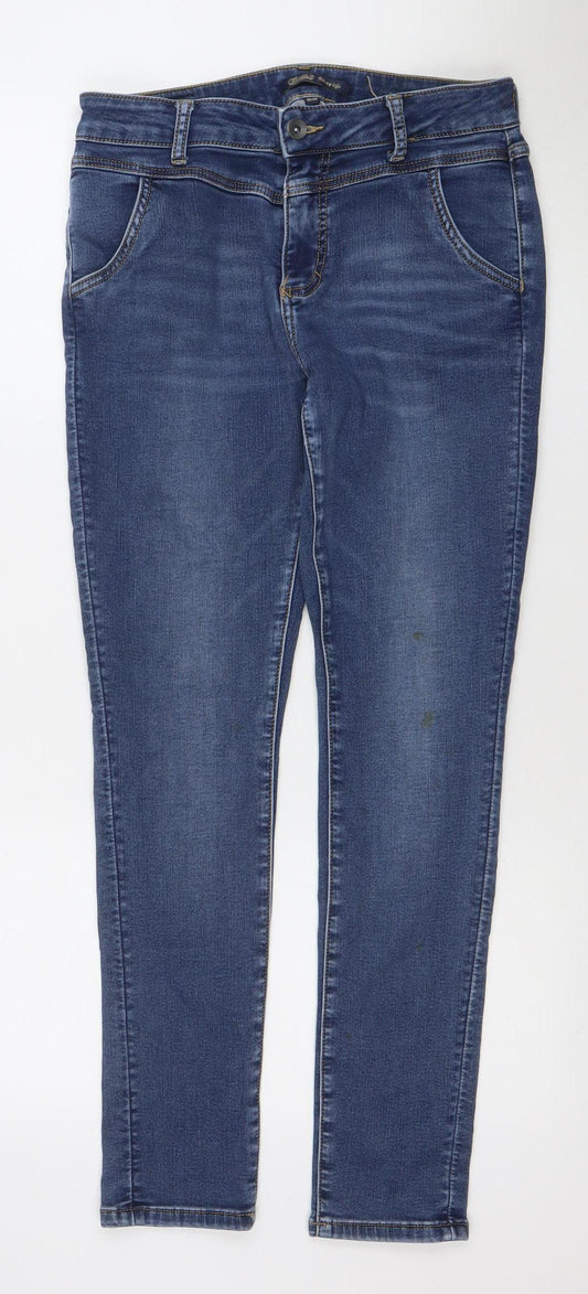 Womens UK Size M Texil3 Slim Fit Skinny Blue Jeans